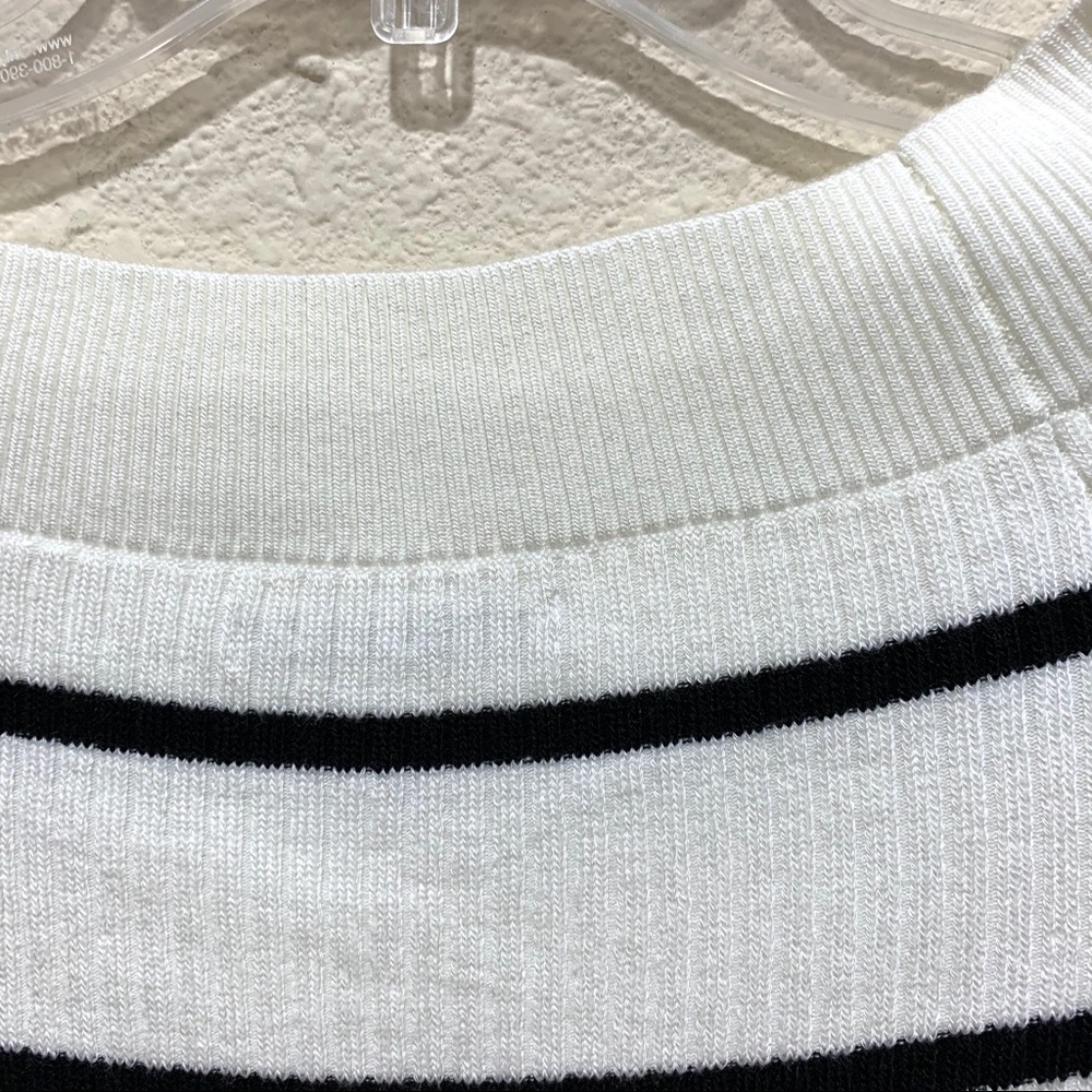Off The Shoulder Stripe Mini Dress (NWT) - Picture 7 of 7